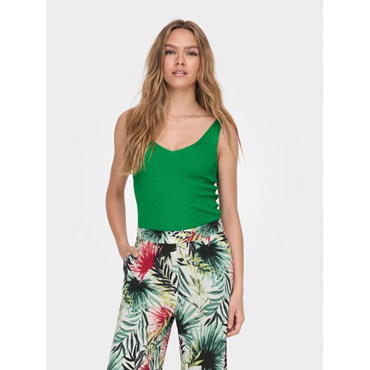 JDY Top Nanna 15180497 Zielony Slim Fit Jdy XS MODIVO