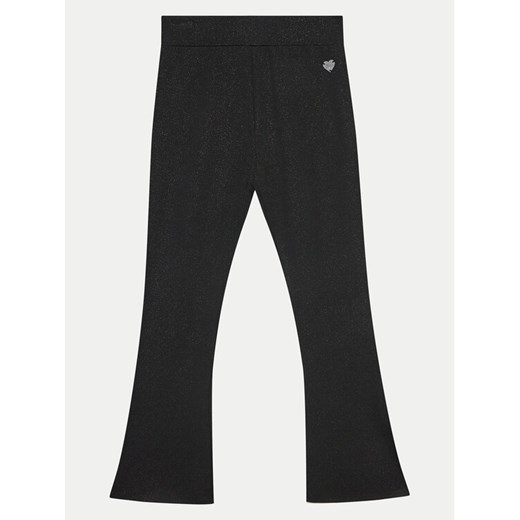 Guess Spodnie materiałowe J4BB09 KBYJ0 Czarny Regular Fit ze sklepu MODIVO w kategorii Spodnie dziewczęce - zdjęcie 182739863