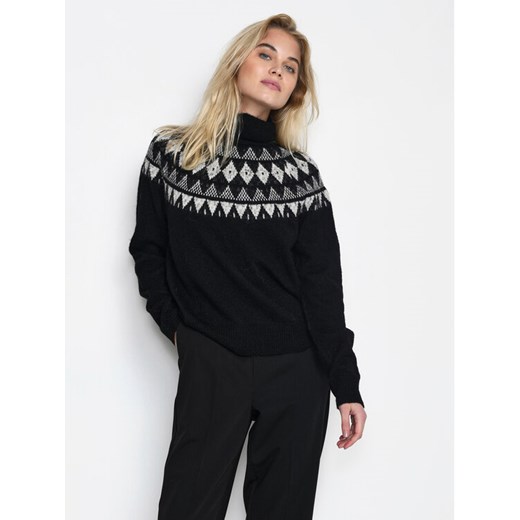 Kaffe Golf Melissa 10506886 Czarny Regular Fit ze sklepu MODIVO w kategorii Swetry damskie - zdjęcie 182739873
