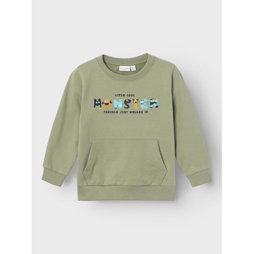 NAME IT Bluza 13220395 Zielony Regular Fit ze sklepu MODIVO w kategorii Bluzy chłopięce - zdjęcie 182739902