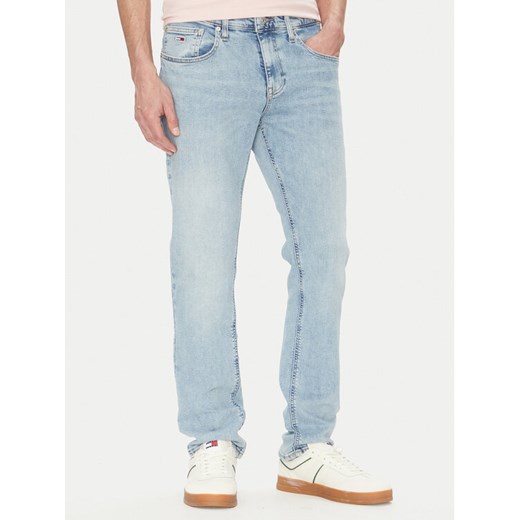 Tommy Jeans Jeansy Scanton DM0DM20985 Błękitny Slim Fit ze sklepu MODIVO w kategorii Jeansy męskie - zdjęcie 182739934