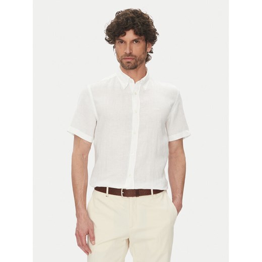 BOSS Koszula H-Roan 50539352 Biały Slim Fit ze sklepu MODIVO w kategorii Koszule męskie - zdjęcie 182739973