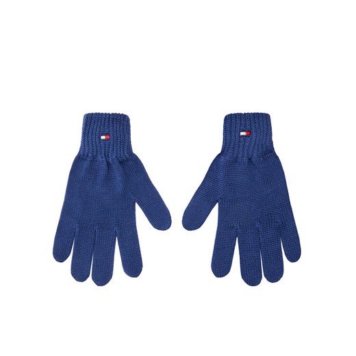 Tommy Hilfiger Rękawiczki dziecięce Small Flag AU0AU01657 Niebieski ze sklepu MODIVO w kategorii Rękawiczki dziecięce - zdjęcie 182739981