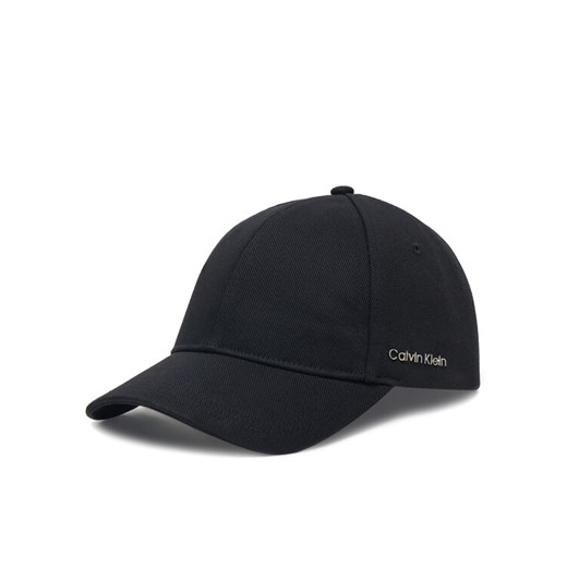 Calvin Klein Czapka z daszkiem Cotton Twill Cap K60K612910 Czarny ze sklepu MODIVO w kategorii Czapki z daszkiem damskie - zdjęcie 182740043