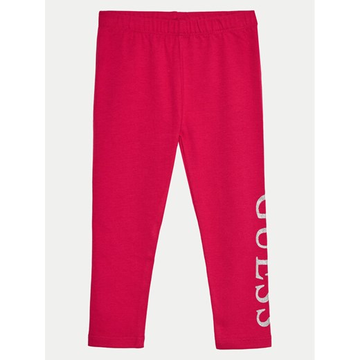 Guess Legginsy K3YB01 K82K0 Czerwony Slim Fit ze sklepu MODIVO w kategorii Legginsy niemowlęce - zdjęcie 182740121