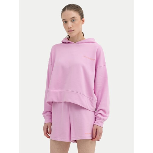4F Bluza 4FWSS24TSWSF1003 Różowy Loose Fit ze sklepu MODIVO w kategorii Bluzy damskie - zdjęcie 182740204