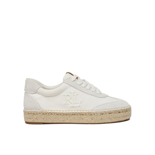 LAUREN RALPH LAUREN Espadryle Luize 802959230001 Biały ze sklepu MODIVO w kategorii Espadryle damskie - zdjęcie 182740250