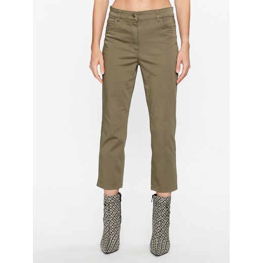 Olsen Jeansy Mona 14001969 Khaki Slim Fit ze sklepu MODIVO w kategorii Jeansy damskie - zdjęcie 182740263