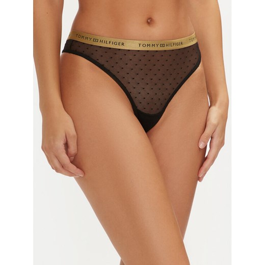 Tommy Hilfiger Stringi UW0UW05533 Czarny ze sklepu MODIVO w kategorii Majtki damskie - zdjęcie 182740271