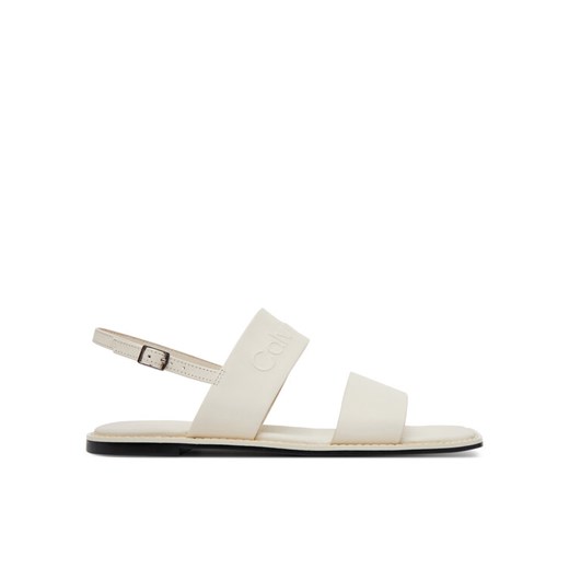 Calvin Klein Sandały Flat Sandal - He HW0HW02377 Écru Calvin Klein 36 MODIVO