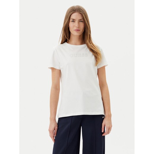 Guess T-Shirt BRIANA SS V3BI11 J1314 Biały Active Fit ze sklepu MODIVO w kategorii Bluzki damskie - zdjęcie 182740381