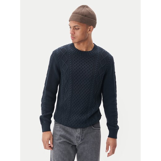 Matinique Sweter Triton 30207487 Granatowy Regular Fit ze sklepu MODIVO w kategorii Swetry męskie - zdjęcie 182740404
