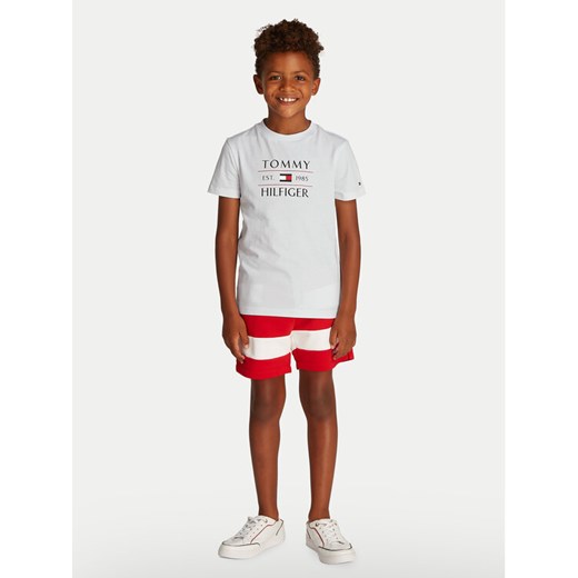 Tommy Hilfiger T-Shirt KB0KB09538 D Biały Regular Fit ze sklepu MODIVO w kategorii T-shirty chłopięce - zdjęcie 182740464
