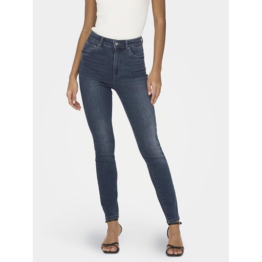 ONLY Jeansy Mila 15231285 Granatowy Skinny Fit ze sklepu MODIVO w kategorii Jeansy damskie - zdjęcie 182740513