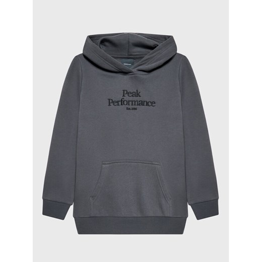 Peak Performance Bluza Original G77748230 Szary Regular Fit ze sklepu MODIVO w kategorii Bluzy chłopięce - zdjęcie 182740594