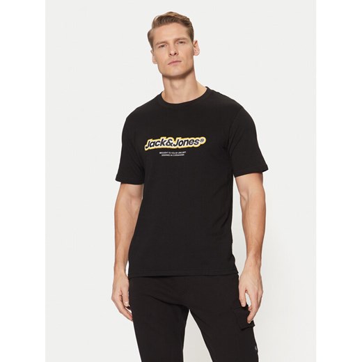 Jack&Jones T-Shirt Vesterbro 12265740 Czarny Relaxed Fit ze sklepu MODIVO w kategorii T-shirty męskie - zdjęcie 182740601