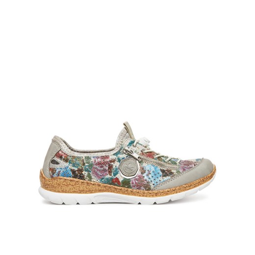 Rieker Sneakersy N42V1-40 Szary ze sklepu MODIVO w kategorii Buty sportowe damskie - zdjęcie 182740633