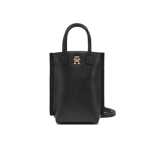 Tommy Hilfiger Torebka na telefon Th Distinct Phone Pouch AW0AW17402 Czarny ze sklepu MODIVO w kategorii Etui - zdjęcie 182740644