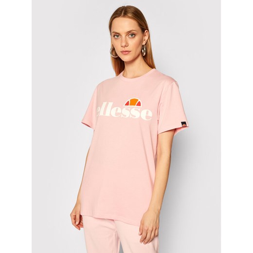Ellesse T-Shirt Albany SGS03237 Różowy Regular Fit ze sklepu MODIVO w kategorii Bluzki damskie - zdjęcie 182740651