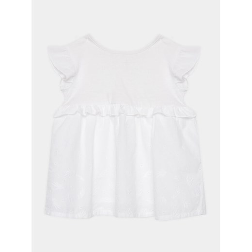 United Colors Of Benetton Sukienka codzienna 47YZAV00B Biały Regular Fit ze sklepu MODIVO w kategorii Ubranka do chrztu - zdjęcie 182740663