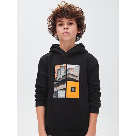 Mayoral Bluza 7.423 Czarny Regular Fit ze sklepu MODIVO w kategorii Bluzy chłopięce - zdjęcie 182740672