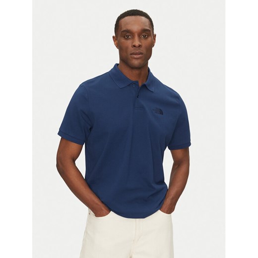 The North Face Polo Essential NF0A8C1P Niebieski Regular Fit ze sklepu MODIVO w kategorii T-shirty męskie - zdjęcie 182740683