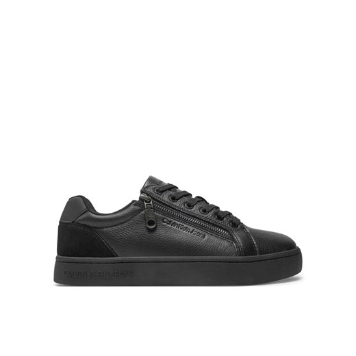 Calvin Klein Jeans Sneakersy Classic Cupsole Zip Low In YM0YM01254 Czarny ze sklepu MODIVO w kategorii Buty sportowe męskie - zdjęcie 182740732
