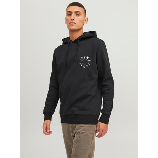 Jack&Jones Bluza Warrior 12242543 Czarny Regular Fit ze sklepu MODIVO w kategorii Bluzy męskie - zdjęcie 182740762