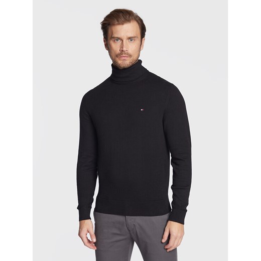 Tommy Hilfiger Golf Pima MW0MW28048 Czarny Regular Fit ze sklepu MODIVO w kategorii Swetry męskie - zdjęcie 182740843