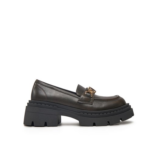 TWINSET Loafersy 242TGT114 Brązowy ze sklepu MODIVO w kategorii Lordsy damskie - zdjęcie 182740860