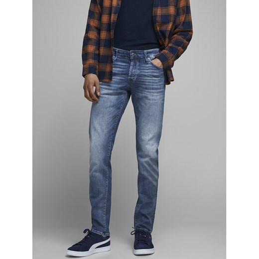 Jack&Jones Jeansy Glenn 12148275 Niebieski Slim Fit ze sklepu MODIVO w kategorii Jeansy męskie - zdjęcie 182740884