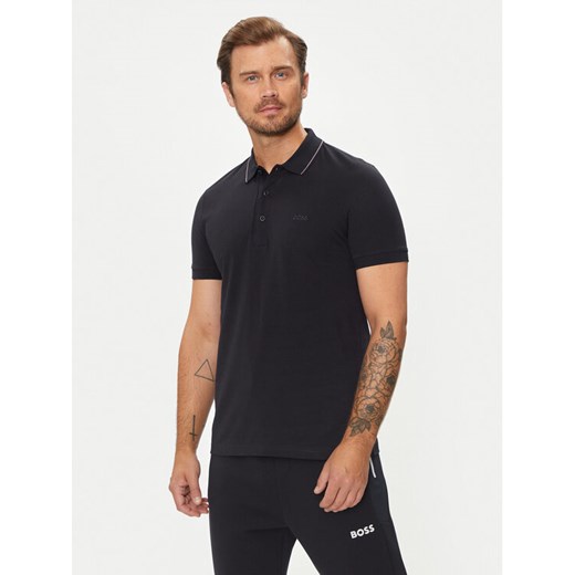Boss Polo Paule 4 50506195 Granatowy Slim Fit ze sklepu MODIVO w kategorii T-shirty męskie - zdjęcie 182740941