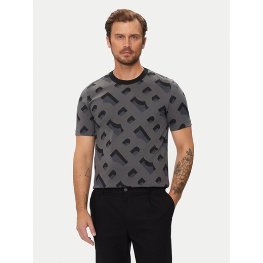 Boss T-Shirt Tiburt 419 50504100 Szary Regular Fit M MODIVO
