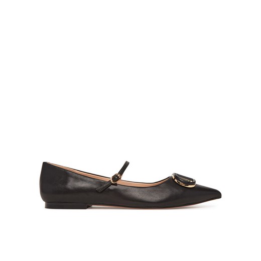 TWINSET Baleriny 251TCP064 Czarny ze sklepu MODIVO w kategorii Balerinki - zdjęcie 182740974