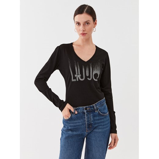 Liu Jo Bluzka MF3269 J5923 Czarny Regular Fit ze sklepu MODIVO w kategorii Bluzki damskie - zdjęcie 182741000