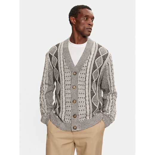 Brave Soul Kardigan MK-248ASHBERY Szary Regular Fit M MODIVO
