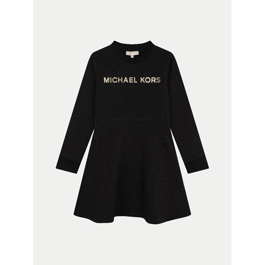 MICHAEL KORS KIDS Sukienka codzienna R30166 M Czarny Regular Fit ze sklepu MODIVO w kategorii Sukienki dziewczęce - zdjęcie 182741030