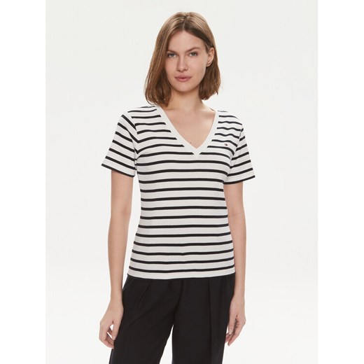 Tommy Hilfiger T-Shirt New Cody WW0WW40584 Écru Slim Fit ze sklepu MODIVO w kategorii Bluzki damskie - zdjęcie 182741033