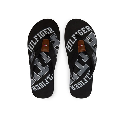 Tommy Hilfiger Japonki Essential Th Beach Sandal FM0FM01369 Czarny ze sklepu MODIVO w kategorii Klapki męskie - zdjęcie 182741053