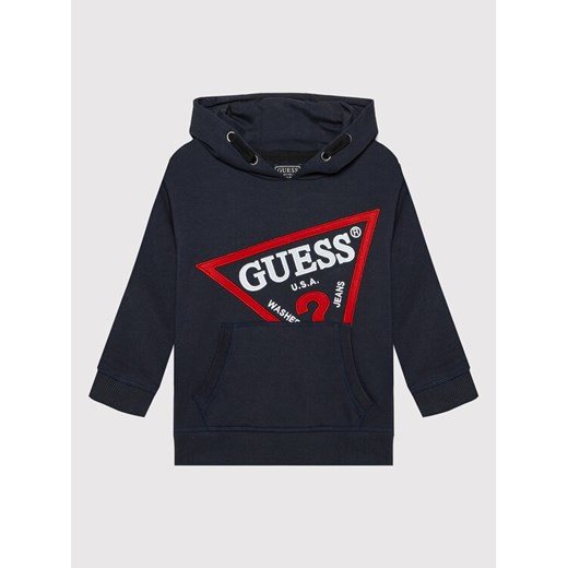 Guess Bluza N2YQ09 KAD70 Granatowy Oversize ze sklepu MODIVO w kategorii Bluzy chłopięce - zdjęcie 182741064