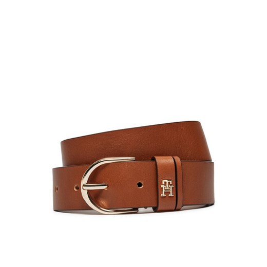 Tommy Hilfiger Pasek Damski Essential Effortless AW0AW16352 Brązowy ze sklepu MODIVO w kategorii Paski damskie - zdjęcie 182741090