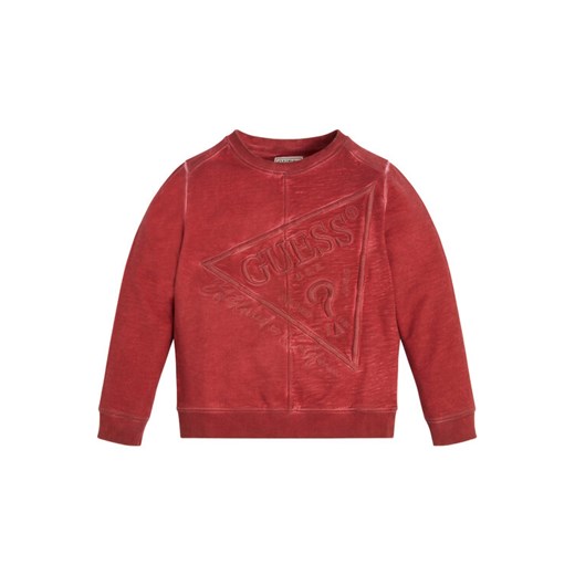 Guess Bluza L3GQ02 KA6R0 Bordowy Regular Fit ze sklepu MODIVO w kategorii Bluzy chłopięce - zdjęcie 182741102