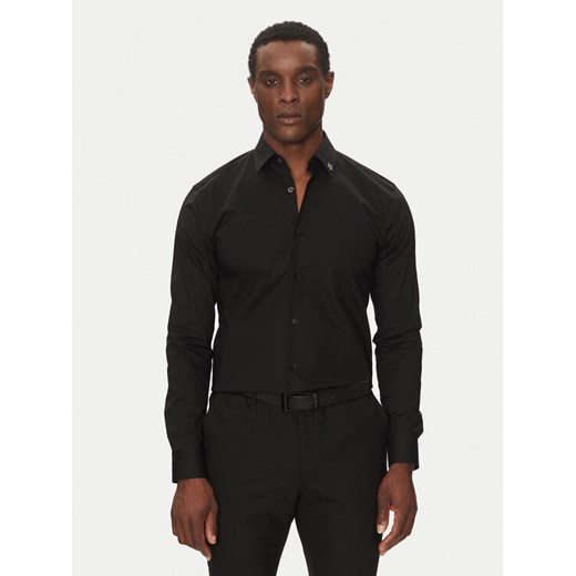 HUGO Koszula Ermo 50539307 Czarny Slim Fit ze sklepu MODIVO w kategorii Koszule męskie - zdjęcie 182741113