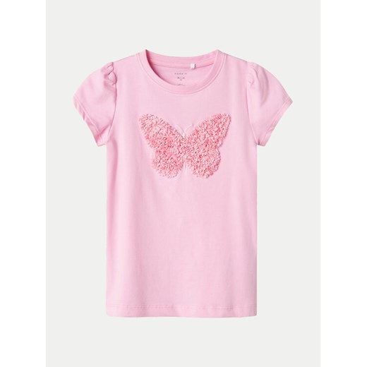 NAME IT T-Shirt Detsi 13240994 Różowy Regular Fit ze sklepu MODIVO w kategorii Bluzki dziewczęce - zdjęcie 182741210