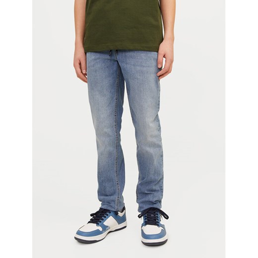Jack&Jones Junior Jeansy Glenn 12260574 Niebieski Slim Fit ze sklepu MODIVO w kategorii Spodnie chłopięce - zdjęcie 182741231