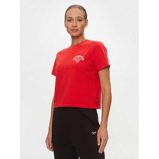 Tommy Jeans T-Shirt Retro DW0DW17831 Czerwony Boxy Fit ze sklepu MODIVO w kategorii Bluzki damskie - zdjęcie 182741273
