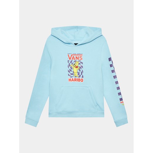 Vans Bluza HARIBO VN000777 Błękitny Regular Fit ze sklepu MODIVO w kategorii Bluzy dziewczęce - zdjęcie 182741313
