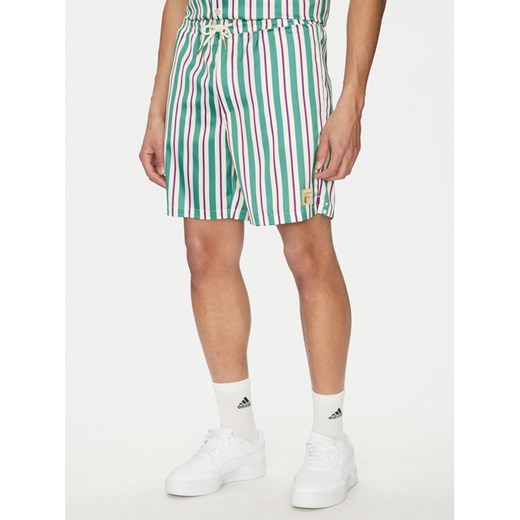 Fila Szorty sportowe Lastro FAM0925 Zielony Regular Fit ze sklepu MODIVO w kategorii Spodenki męskie - zdjęcie 182741393
