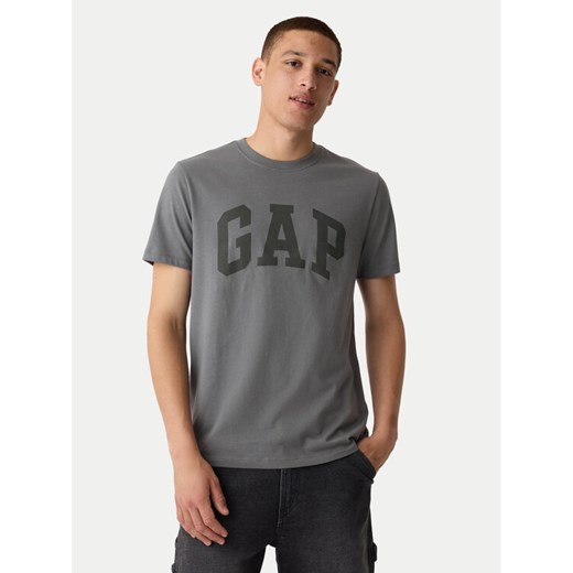 Gap T-Shirt 856659-12 Szary Regular Fit ze sklepu MODIVO w kategorii T-shirty męskie - zdjęcie 182741414