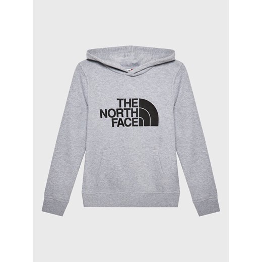 The North Face Bluza Drew Peak NF0A82EN Szary Regular Fit ze sklepu MODIVO w kategorii Bluzy męskie - zdjęcie 182741504